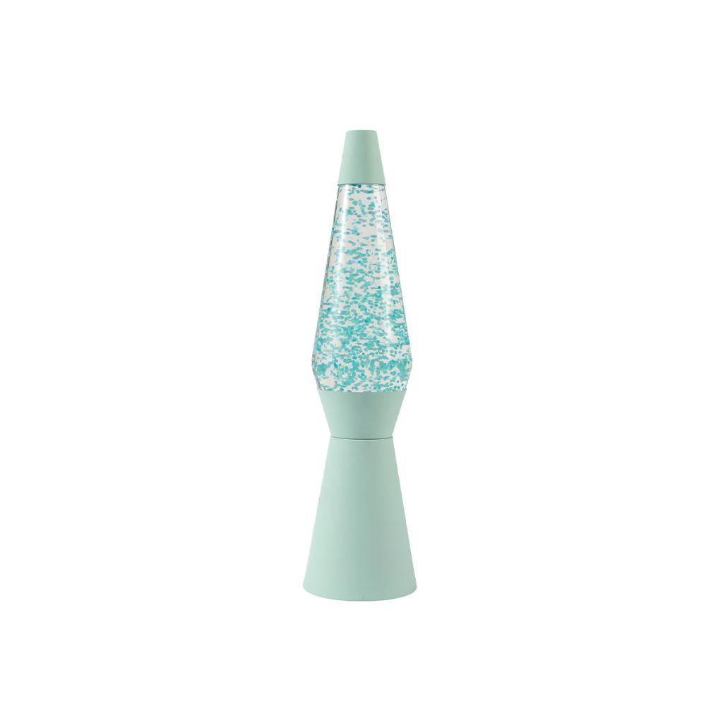 Lava lampa iTotal Monocolor Green Glitter XL2984