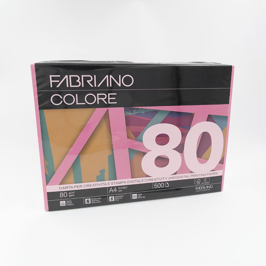 Papir Fabriano Colore A4/80g fucsia 500L 76021297 bright