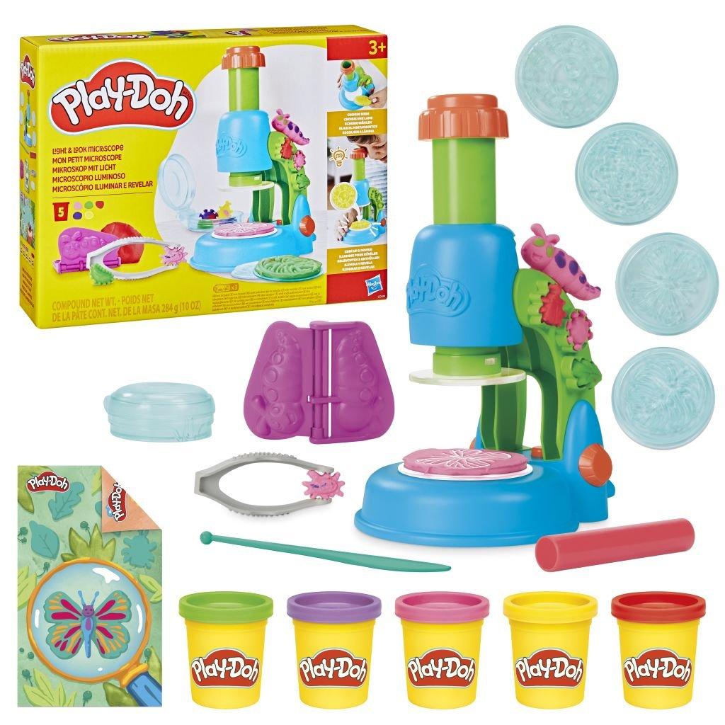 Masa za modeliranje Hasbro Play-doh mikroskop - posvijetli i pogledaj G04945L0
