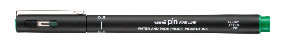 Marker Uni PIN05-200(S) zeleni 