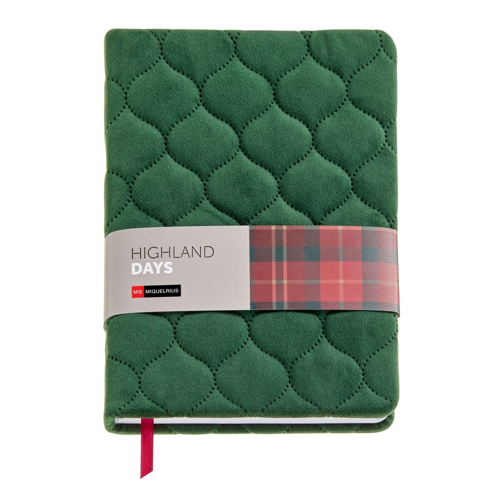 Notes Miquelrius A5 Highland Days podstavljeni zeleni 80L 80g/m2 točkice MR8294