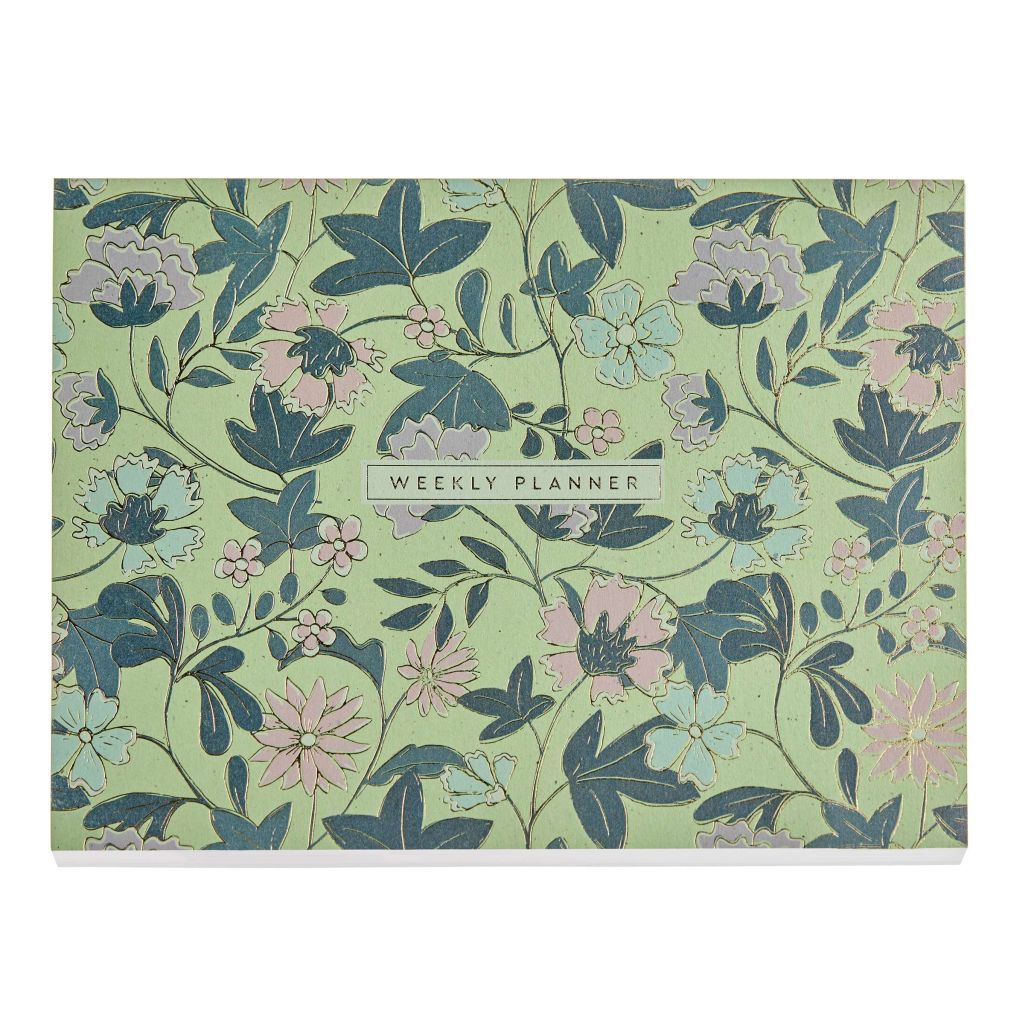 Planer tjedni Miquelrius Golden Jazmine 240x180 mm Cvjetni zeleni MR7779