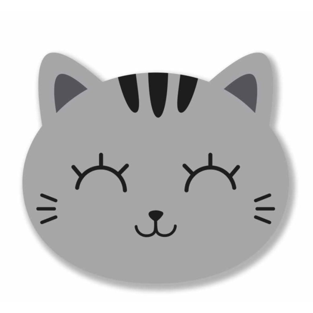 Podmjestak za miš iTotal 3D u obliku Cat siva XL2552M