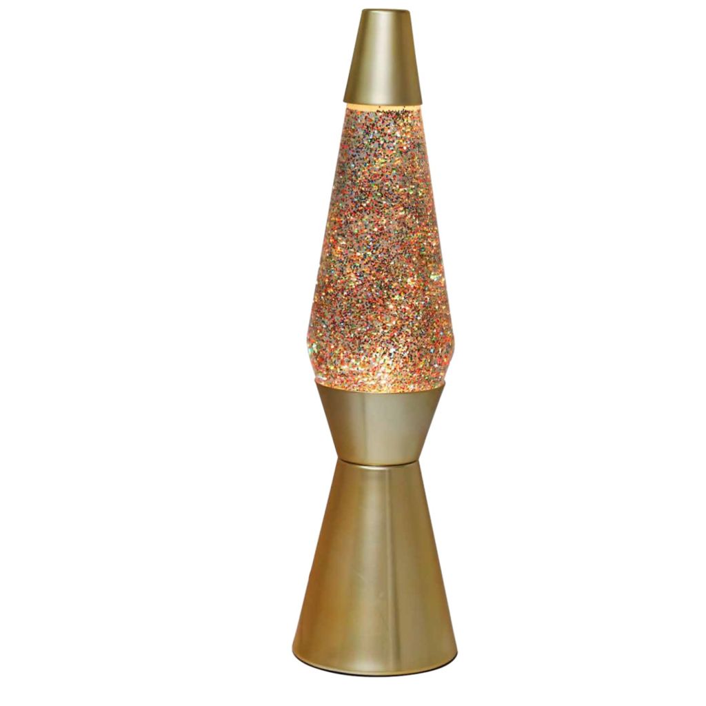 Lava lampa iTotal Glitter Gold XL1770