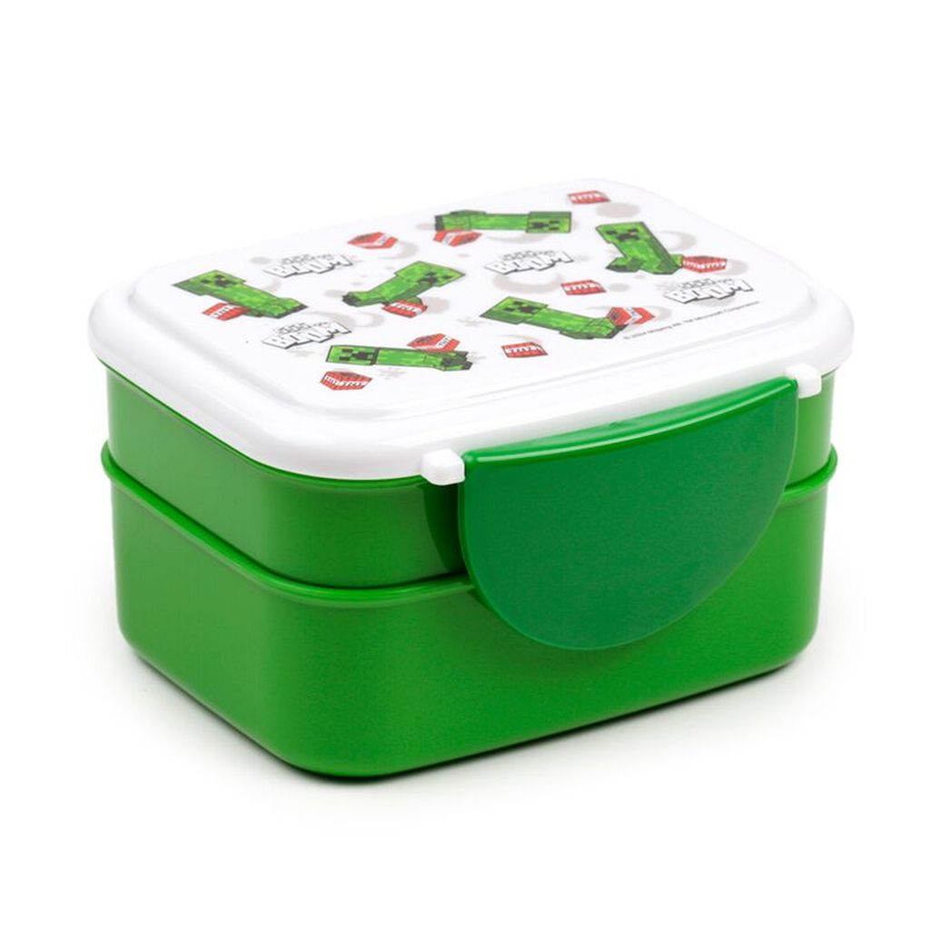 Bento kutija za ručak s priborom Puckator Minecraft Creeper & TNT LBOX103
