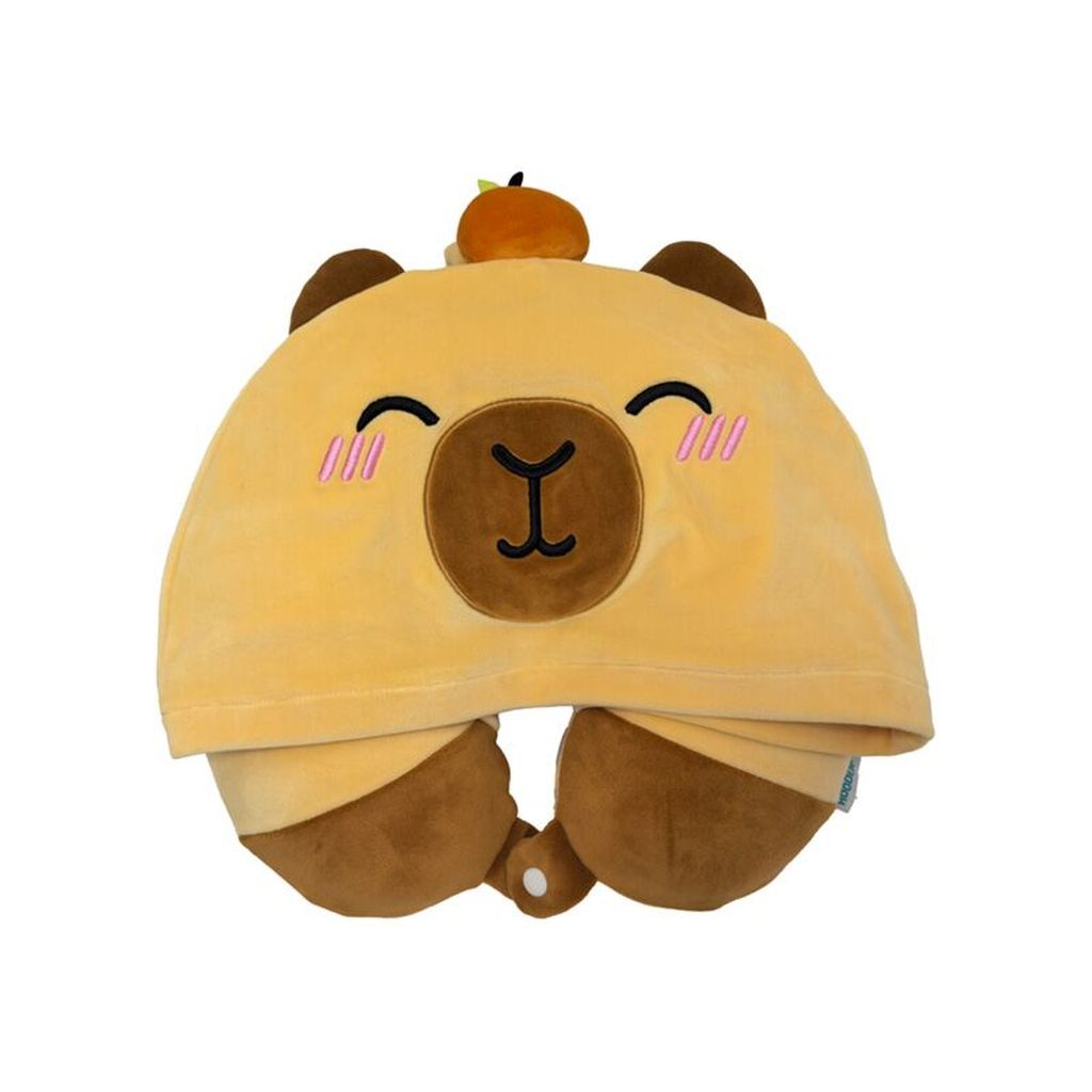 Putni jastuk s kapuljačom Puckator Hoodeazzz Duke the Capybara CUSH449