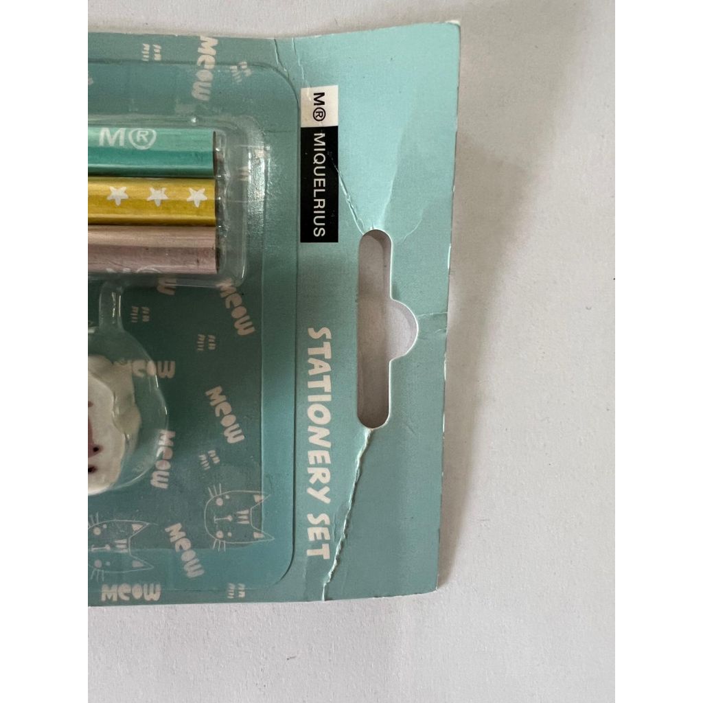 Outlet artikl - B grade Set Miquelrius olovaka grafitnih i gumica Cat rules 6/1 ...