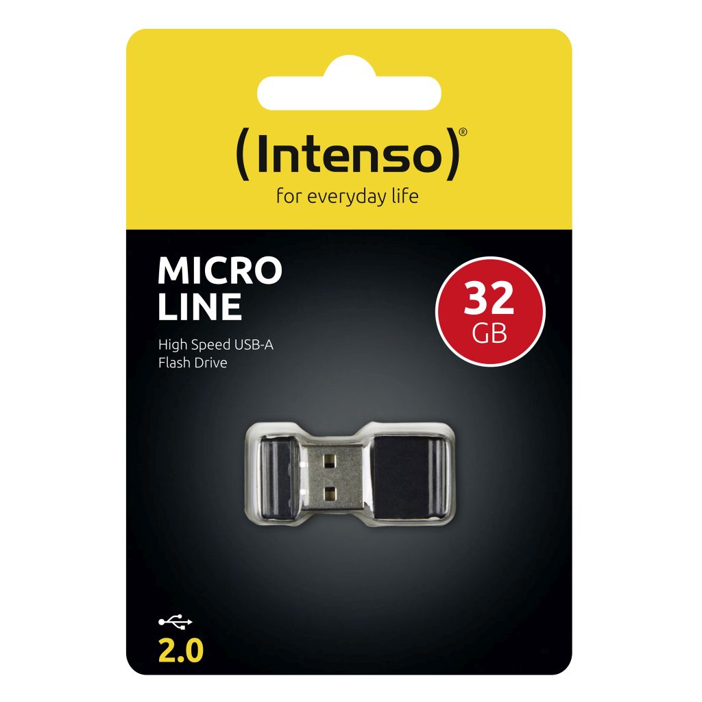 USB stick Intenso 2.0 Flash Drive #3500480 32GB, Micro Line