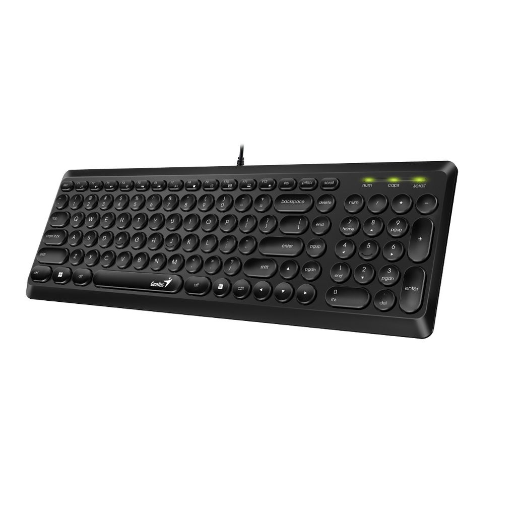 Tipkovnica Genius SlimStar Q200 USB, crna