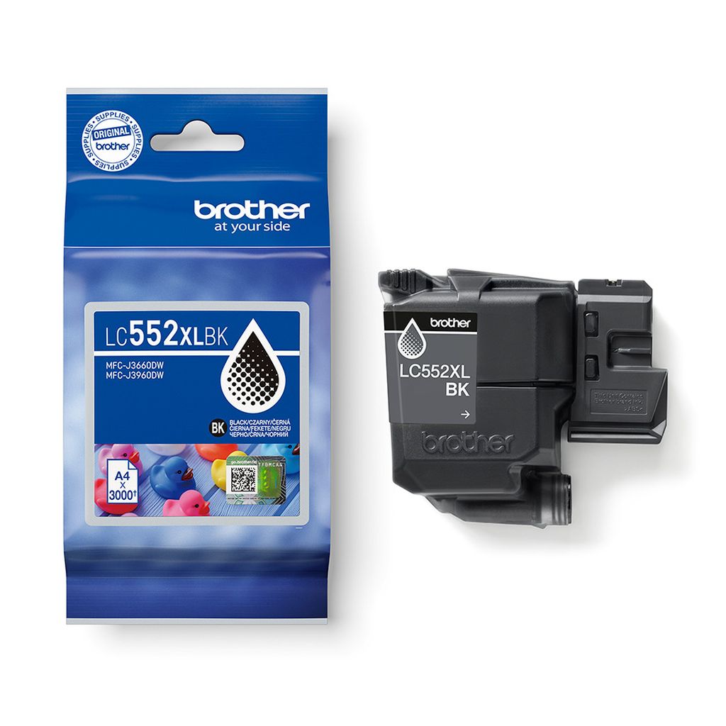 Tinta Brother LC552XLBK black 3k