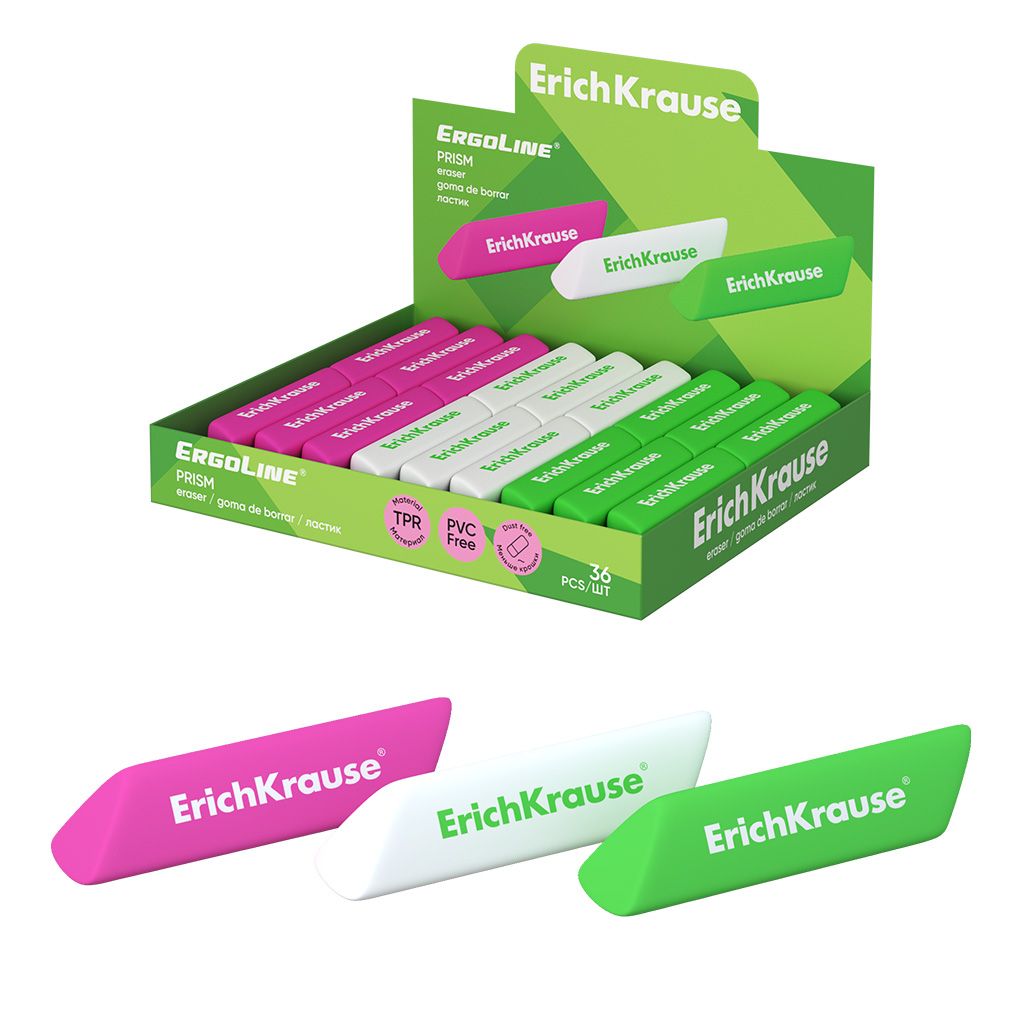 Gumica ErichKrause Ergoline Prism sortirano 36/1