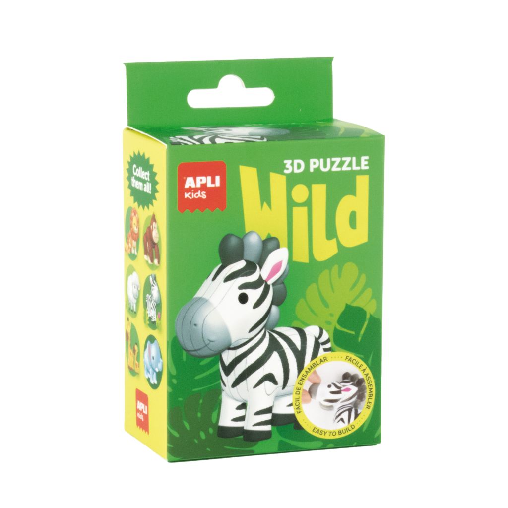 Puzzle 3D Apli Wild Zebra 20024