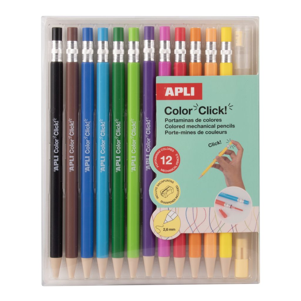 Olovke u boji Apli Color Click 12 boja blister 20546