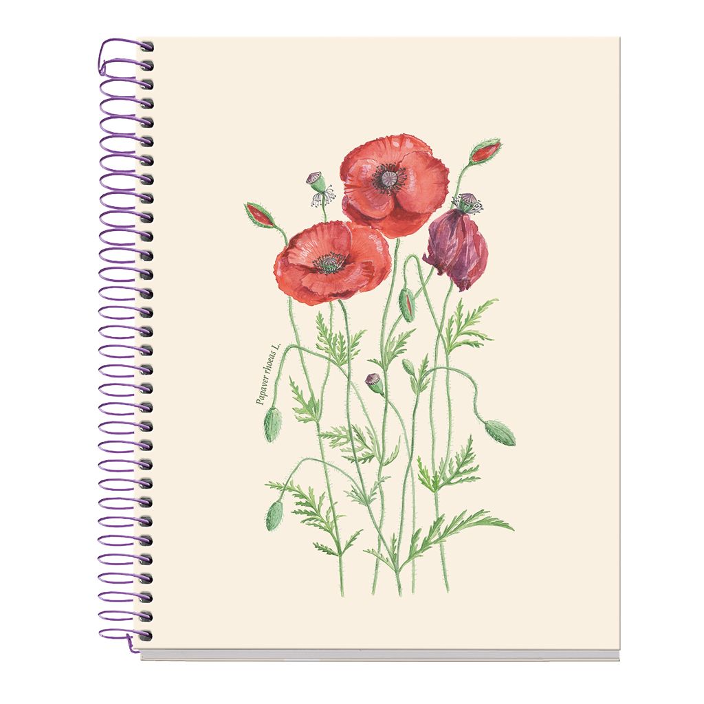 Kolegij blok Miquelrius A5 90g 80L spiralni kocke Entredos Papaver Rhoedas MR450...