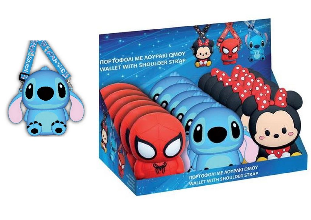Novčanik dječji Stitch s vezicom za oko vrata 564623 (D) 6/18