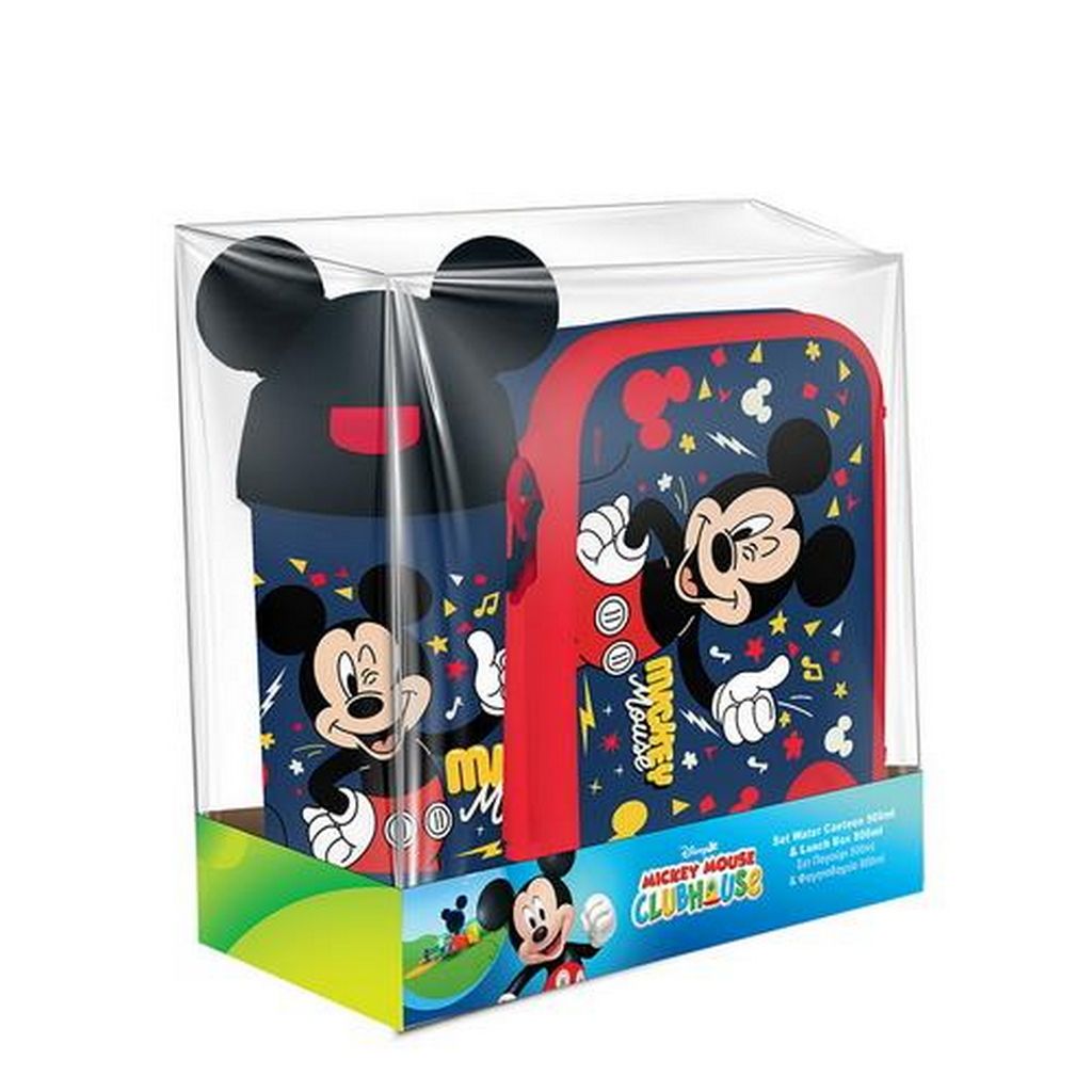 Set Mickey plastična kutija za užinu i plastična boca 500ml 565922