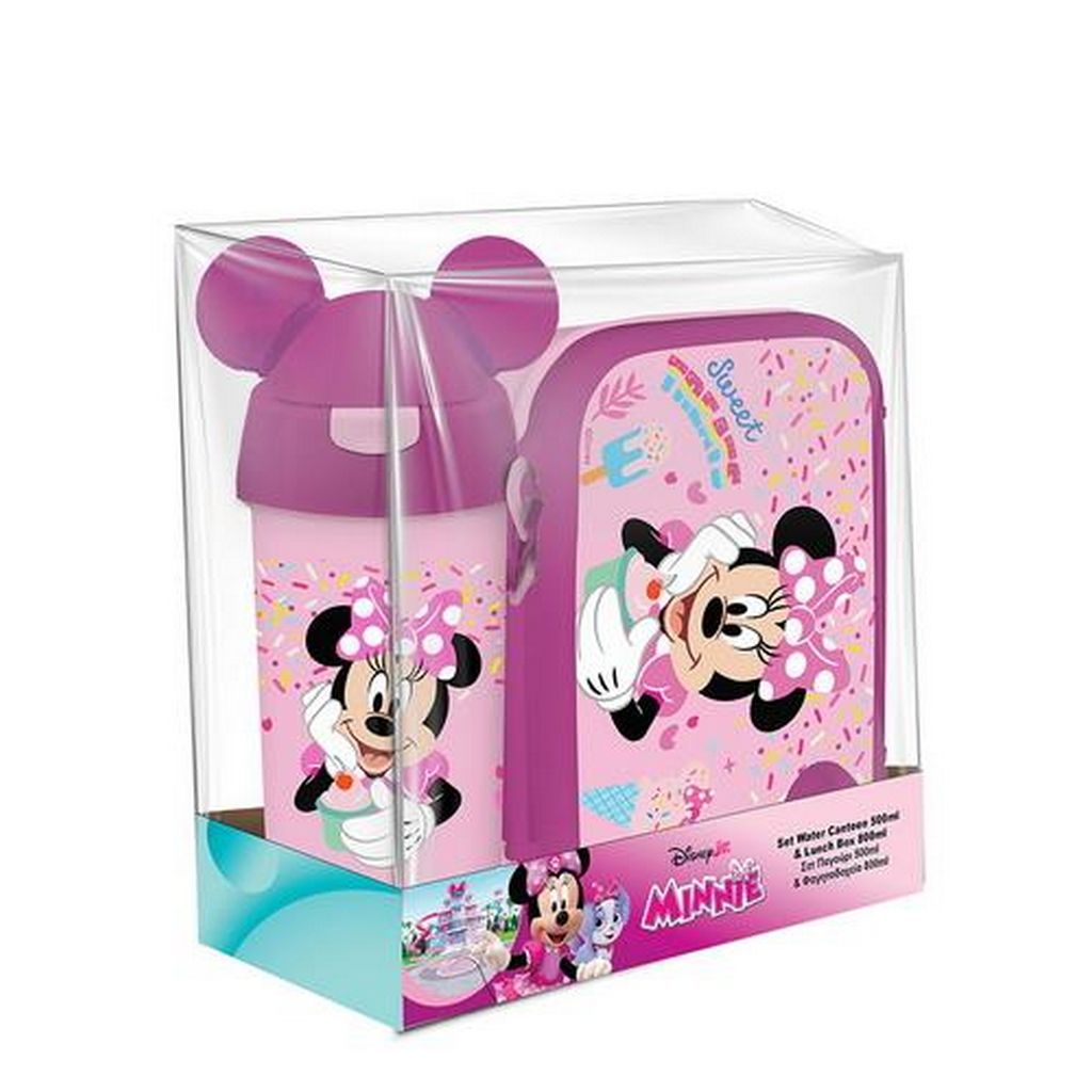 Set Minnie plastična kutija za užinu i plastična boca 500ml 565923
