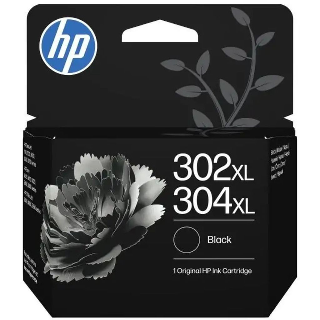 Tinta HP B7RT9AE- F6U68AE/N9K08AE No.302XL/304XL Black